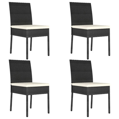 Dining Chair | Set of 4 | Black,Cream