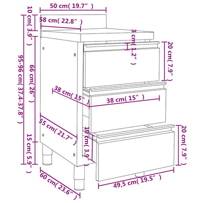 Commercial Kitchen Cabinets 2 pcs Stainless Steel
