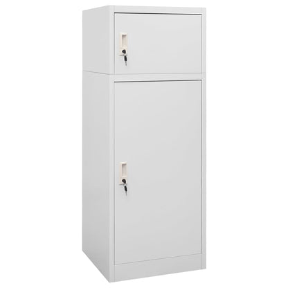 Saddle Cabinet | Light grey | Steel | 53 cm x 53 cm x 140 cm