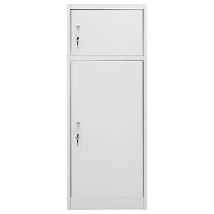 Saddle Cabinet | Light grey | Steel | 53 cm x 53 cm x 140 cm