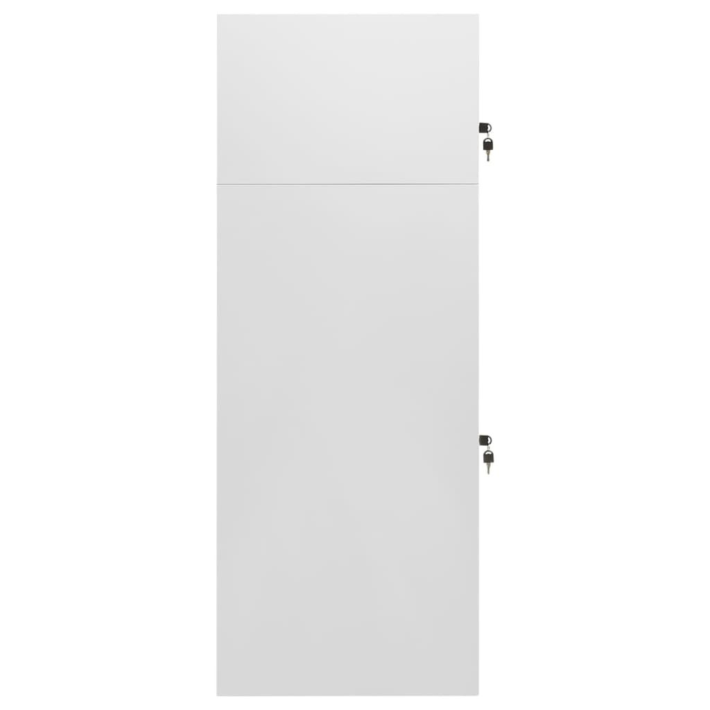 Saddle Cabinet | Light grey | Steel | 53 cm x 53 cm x 140 cm