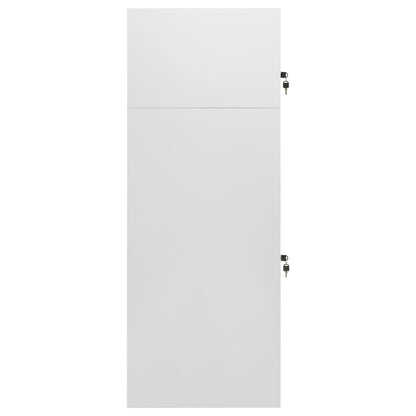 Saddle Cabinet | Light grey | Steel | 53 cm x 53 cm x 140 cm