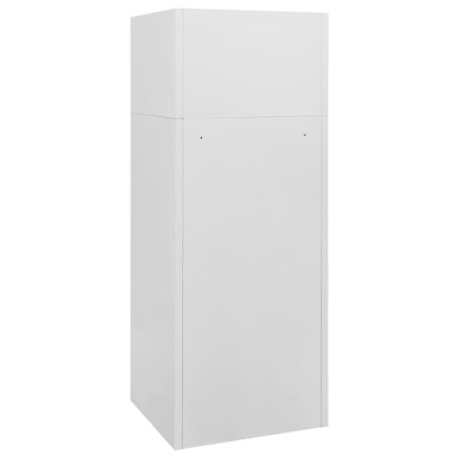Saddle Cabinet | Light grey | Steel | 53 cm x 53 cm x 140 cm