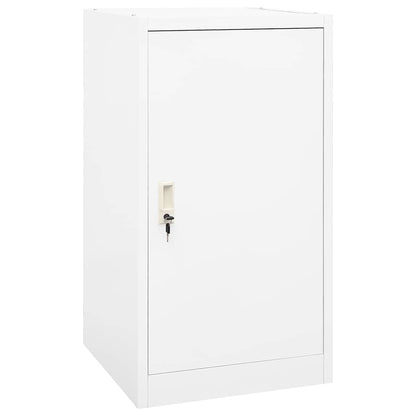Saddle Cabinet White 53x53x105 cm Steel