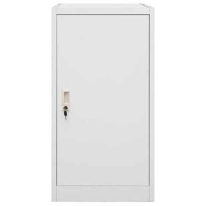 Saddle Cabinet Light Grey 53x53x105 cm Steel