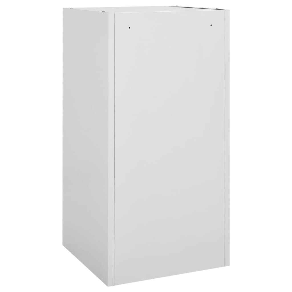 Saddle Cabinet Light Grey 53x53x105 cm Steel