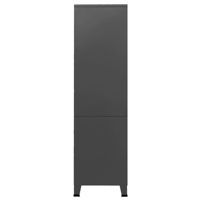 Industrial Wardrobe Anthracite 90x50x180 cm Metal