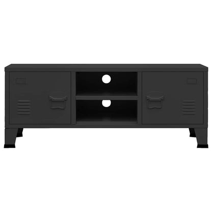 TV Cabinet | Black | Metal | Medium | TV Cabinet | Rectangular