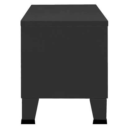 TV Cabinet | Black | Metal | Medium | TV Cabinet | Rectangular