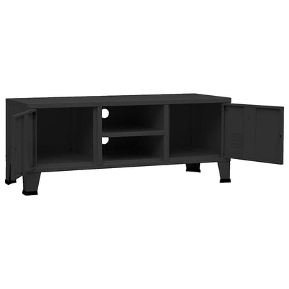 TV Cabinet | Black | Metal | Medium | TV Cabinet | Rectangular