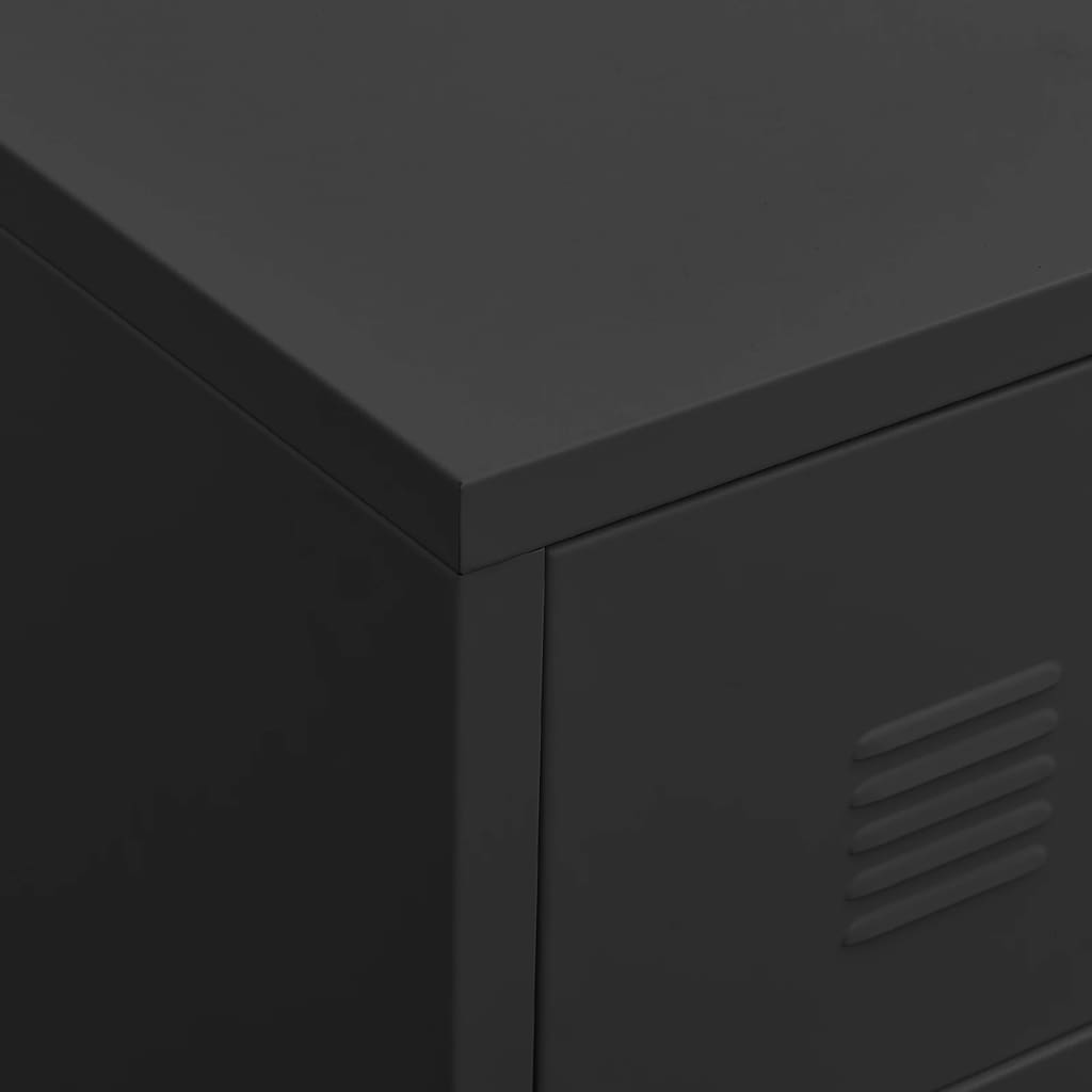 TV Cabinet | Black | Metal | Medium | TV Cabinet | Rectangular