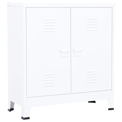 Storage Chest | White | Steel | Medium | Storage Chest | Rectangular