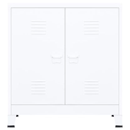 Storage Chest | White | Steel | Medium | Storage Chest | Rectangular