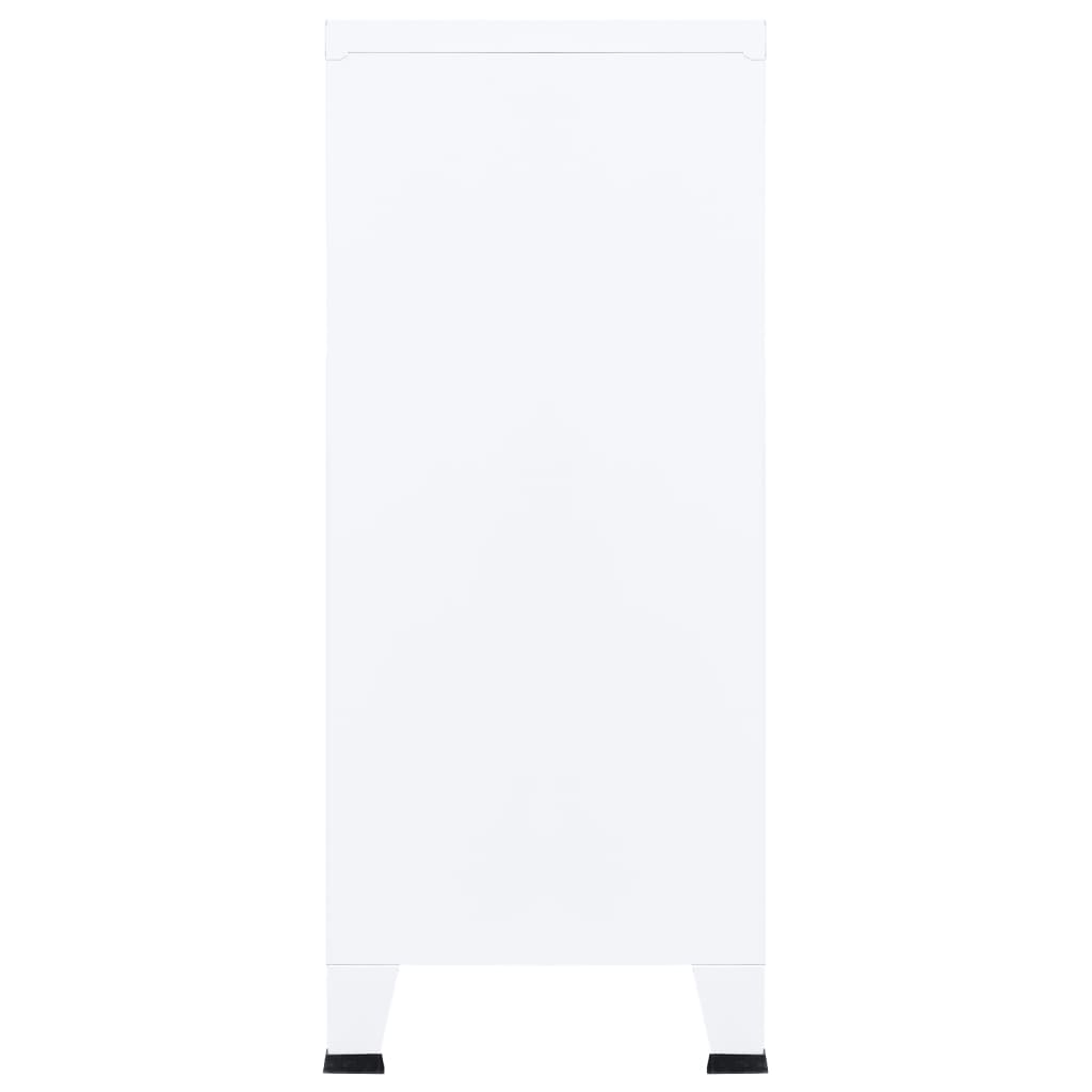 Storage Chest | White | Steel | Medium | Storage Chest | Rectangular