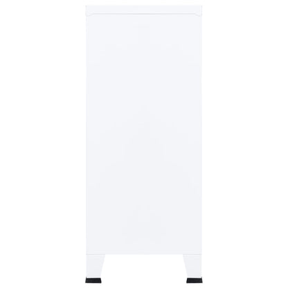 Storage Chest | White | Steel | Medium | Storage Chest | Rectangular