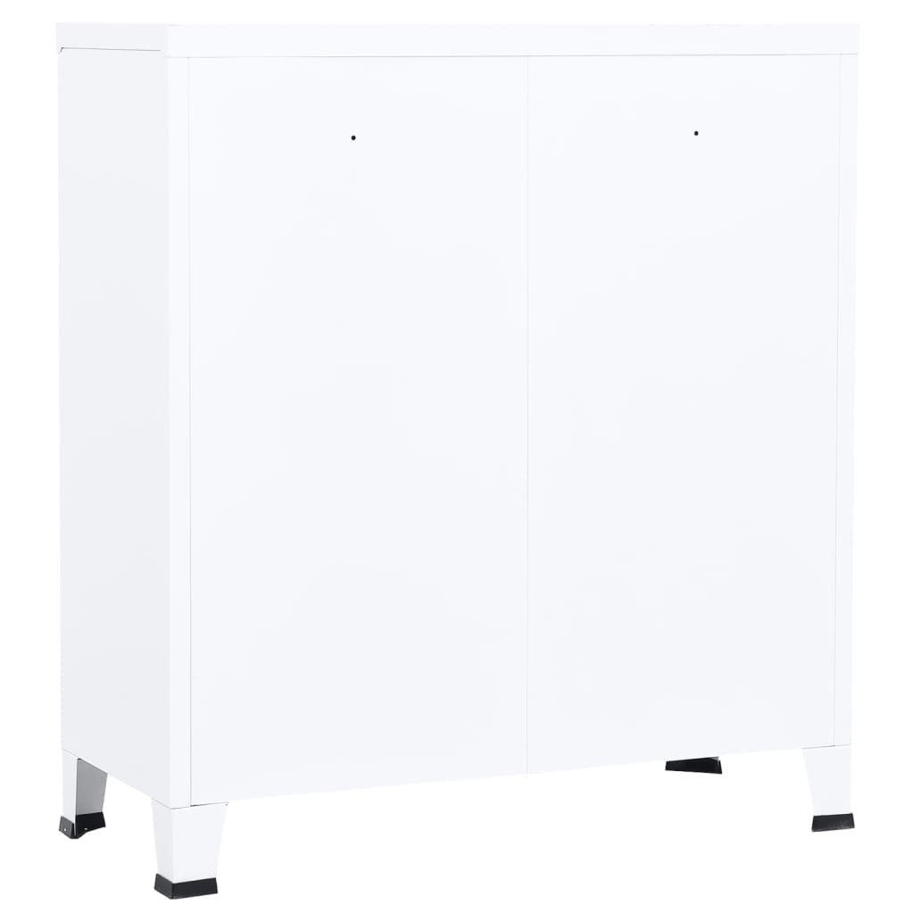 Storage Chest | White | Steel | Medium | Storage Chest | Rectangular