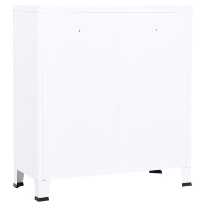 Storage Chest | White | Steel | Medium | Storage Chest | Rectangular