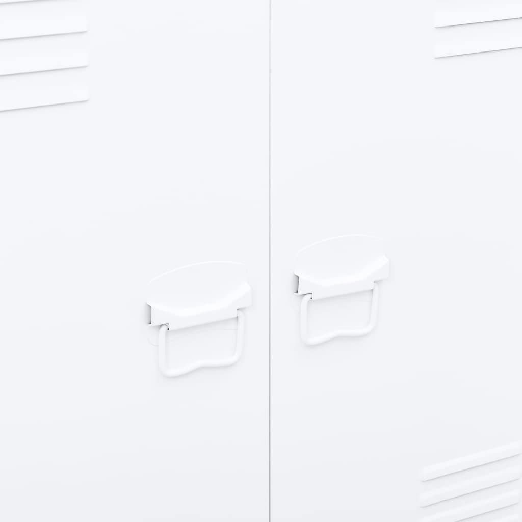 Storage Chest | White | Steel | Medium | Storage Chest | Rectangular