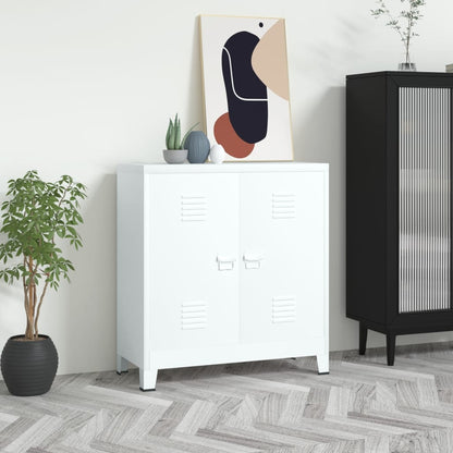 Storage Chest | White | Steel | Medium | Storage Chest | Rectangular