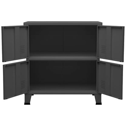 Industrial Storage Chest Anthracite 75x40x80 cm Steel