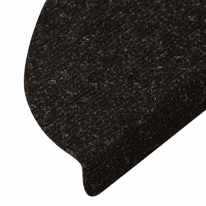 Stair Mats Self-adhesive 15 pcs 56x17x3 cm Anthracite