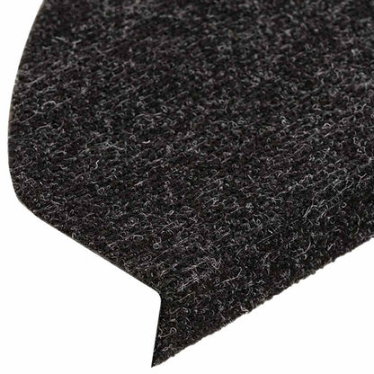 Stair Mats Self-adhesive 15 pcs 56x17x3 cm Black