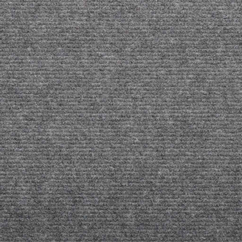 Stair Mats Self-adhesive 15 pcs 56x17x3 cm Grey