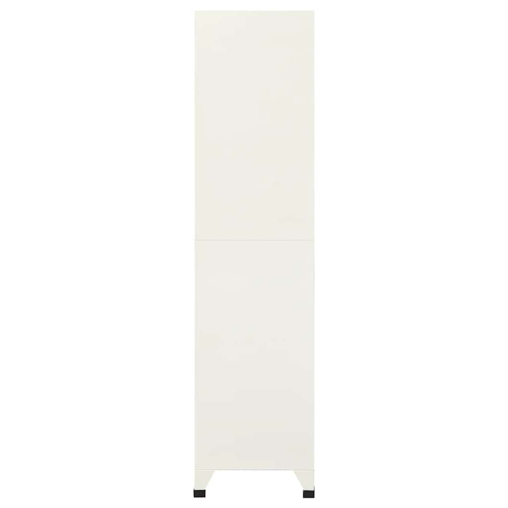 Locker Cabinet Grey and Blue 90x45x180 cm Steel