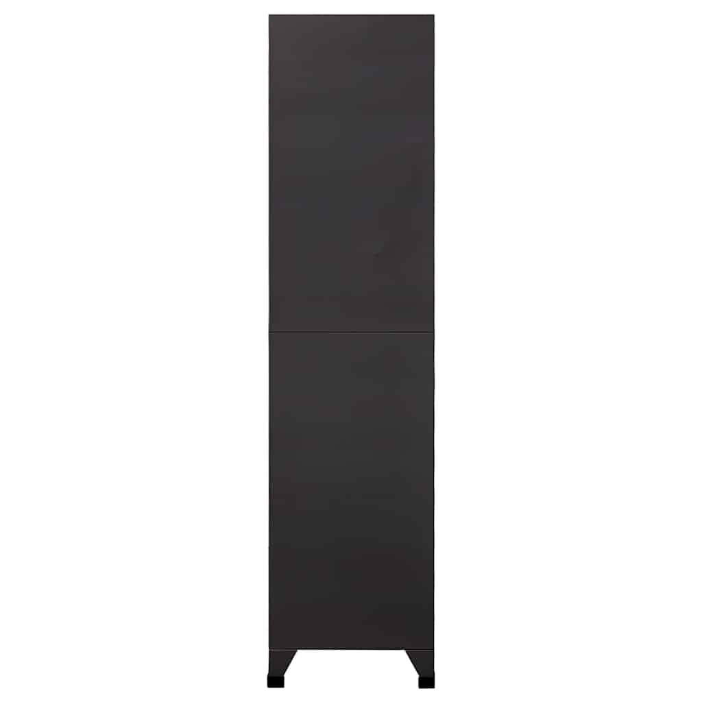 Locker Cabinet Anthracite 90x40x180 cm Steel