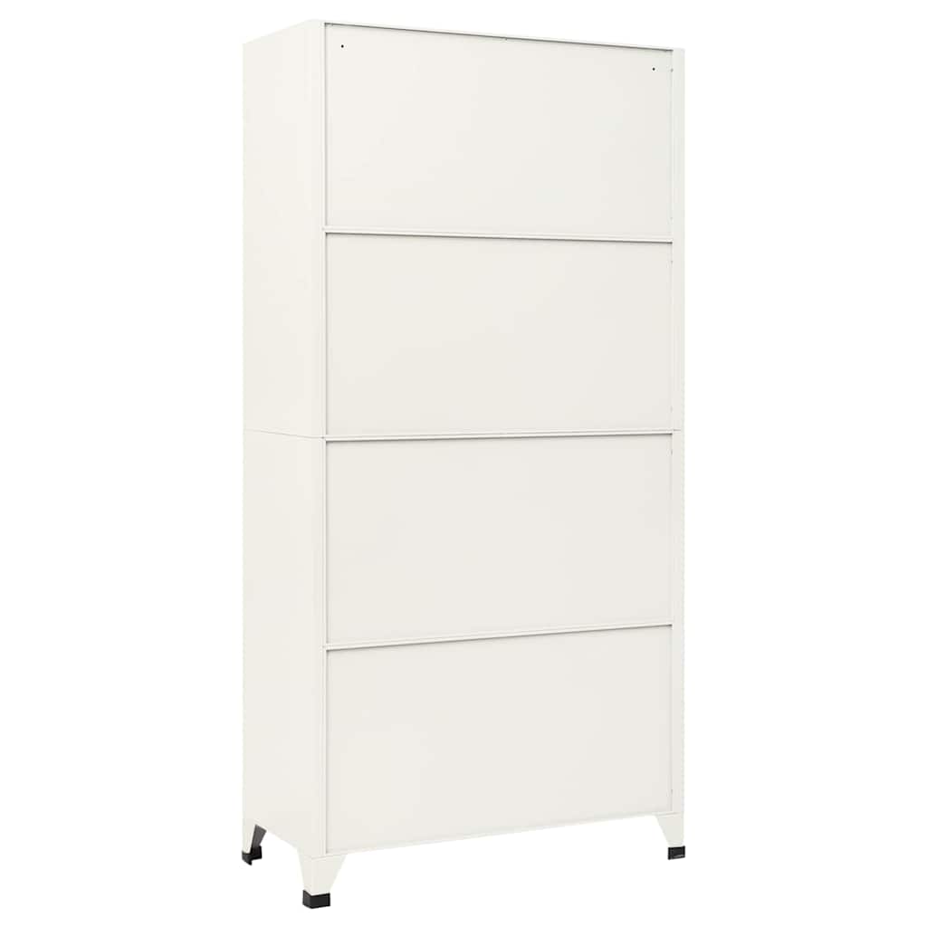 Locker Cabinet Grey and Blue 90x40x180 cm Steel