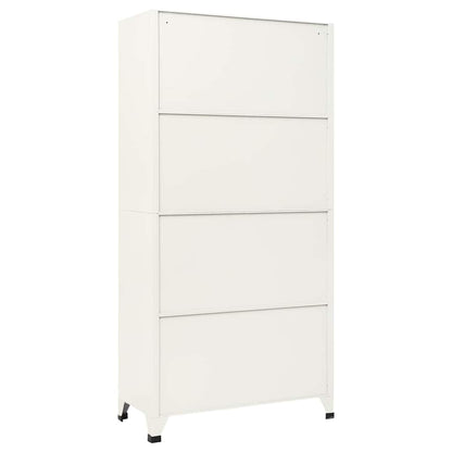 Locker Cabinet Grey and Blue 90x40x180 cm Steel
