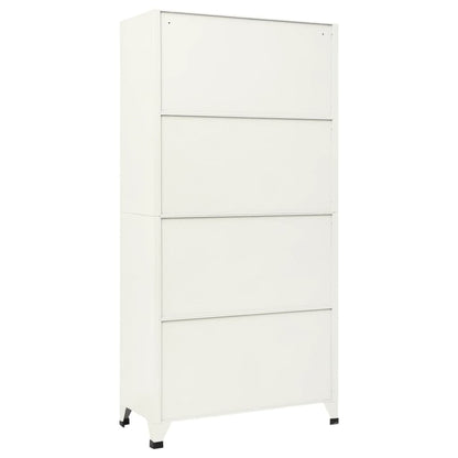 Locker Cabinet Grey and Blue 90x40x180 cm Steel