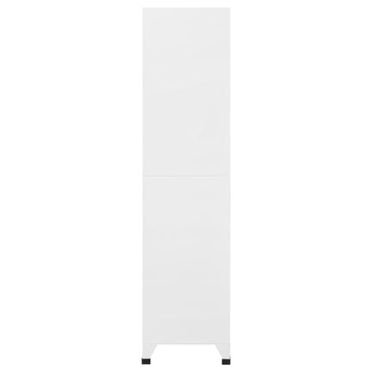 Locker Cabinet Light Grey and Dark Grey 90x40x180 cm Steel