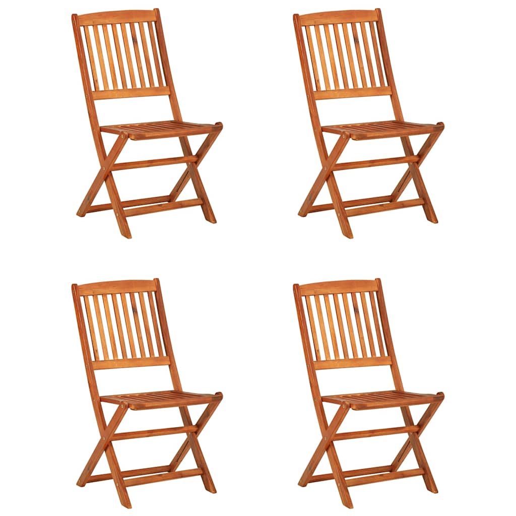 5 Piece Garden Dining Set Solid Acacia Wood
