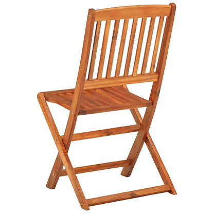 5 Piece Garden Dining Set Solid Acacia Wood