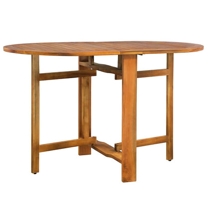 5 Piece Garden Dining Set Solid Acacia Wood