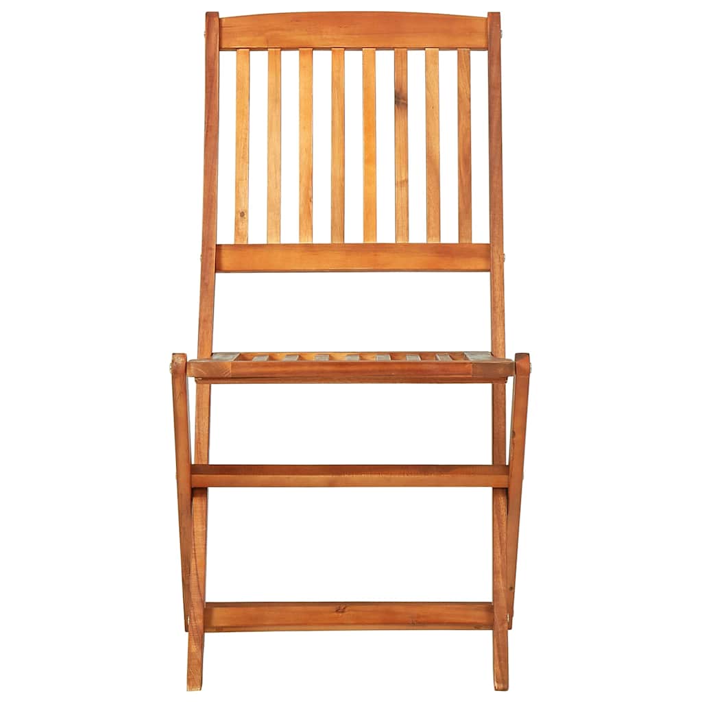 5 Piece Garden Dining Set Solid Acacia Wood