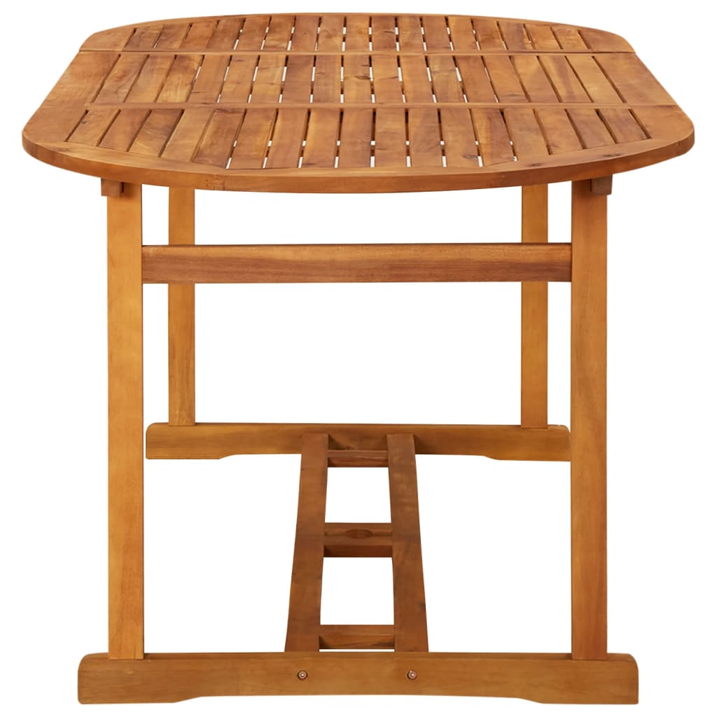 Dining Set | Natural Wood | Solid Acacia wood | Large | Foldable