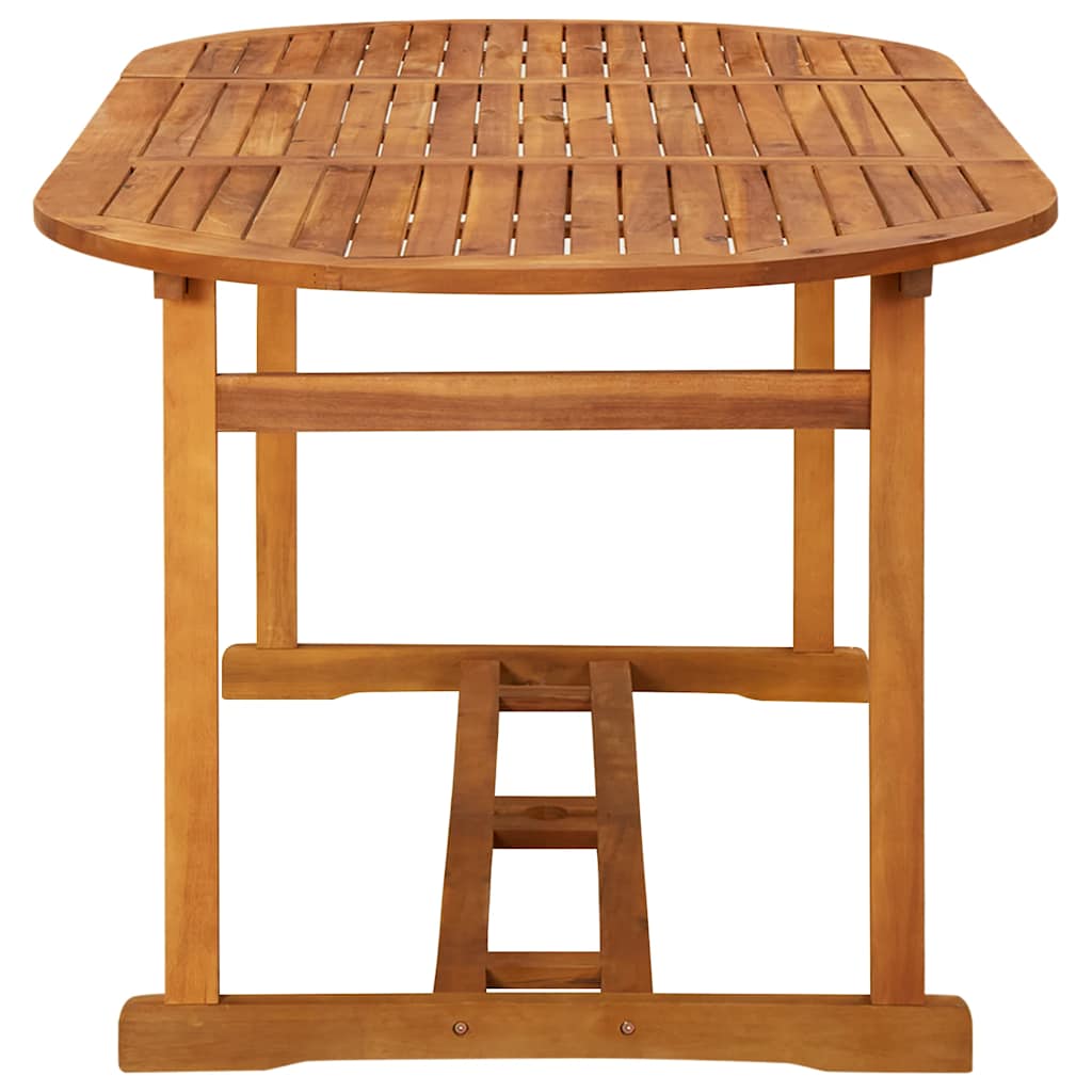 Dining Set | Natural Wood | Solid Acacia wood | Large | Foldable