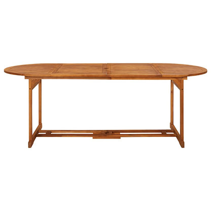 Dining Set | Natural wood | Solid acacia wood | 220 cm table length