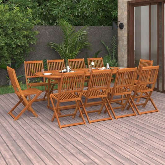 Dining Set | Brown | Solid Acacia wood | N/A |  Foldable