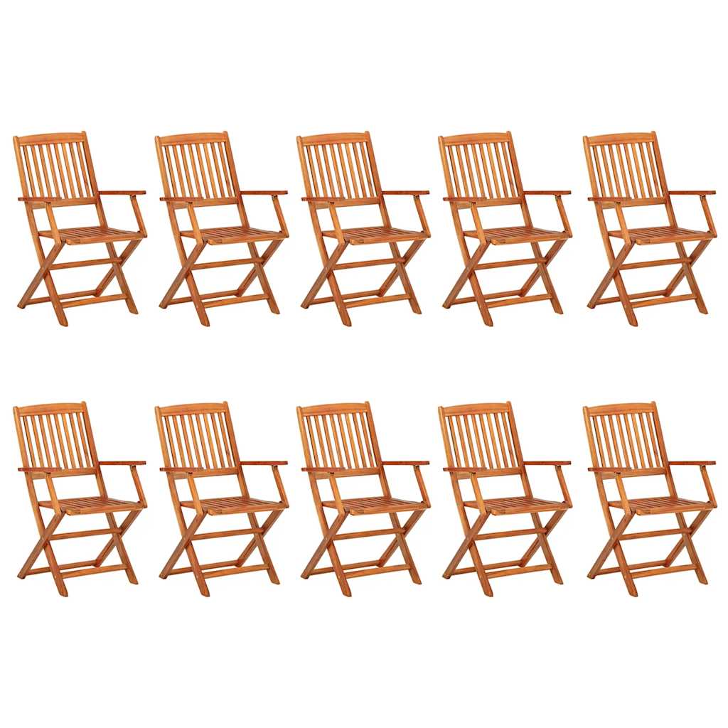 Dining Set | Acacia wood | Solid acacia wood | Large | Foldable