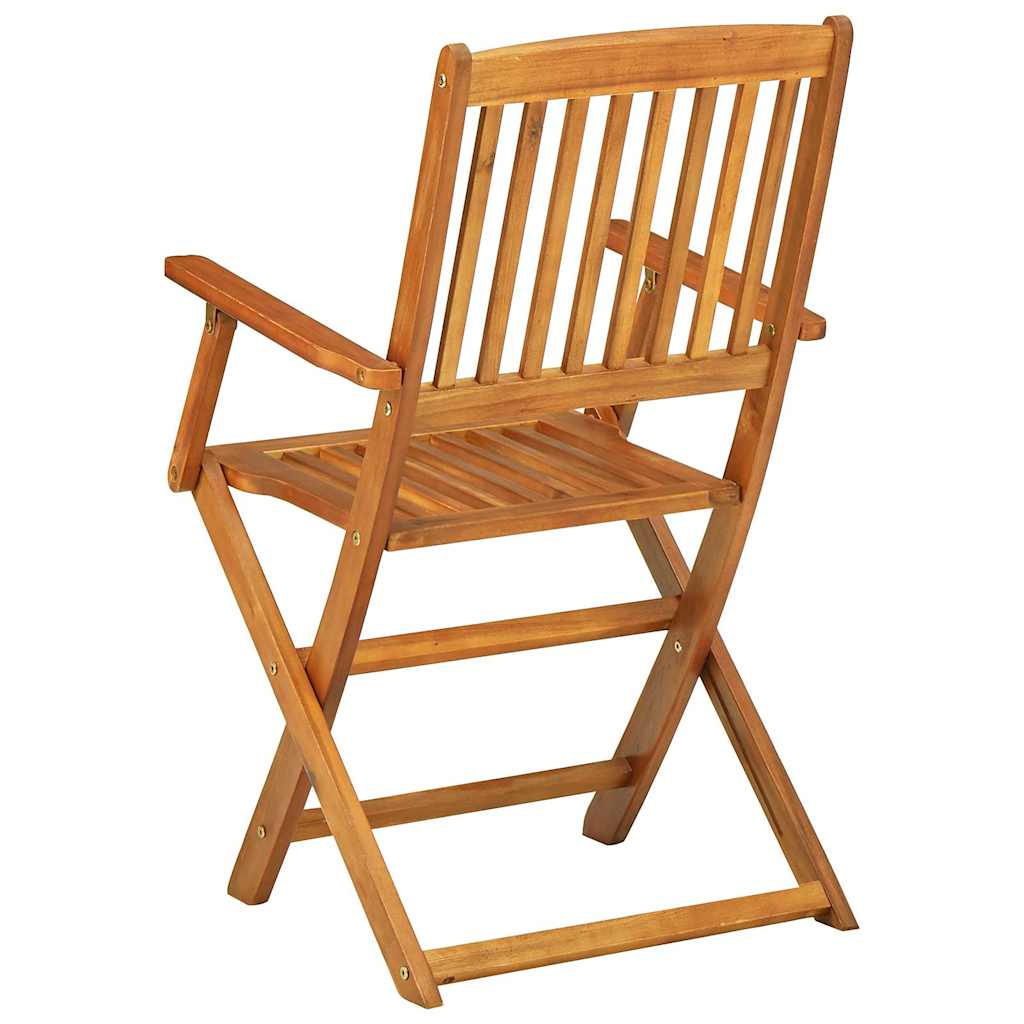 Dining Set | Acacia wood | Solid acacia wood | Large | Foldable