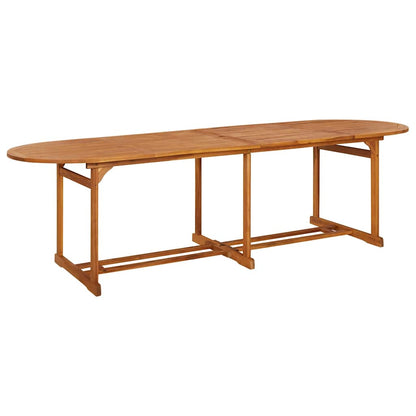 Dining Set | Acacia wood | Solid acacia wood | Large | Foldable