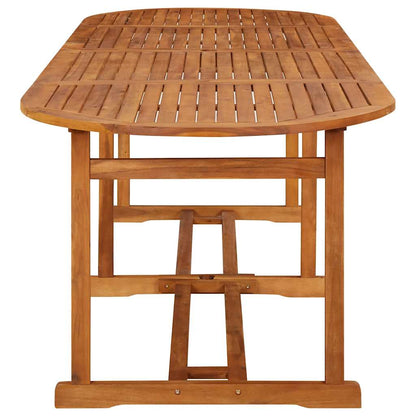 Dining Set | Acacia wood | Solid acacia wood | Large | Foldable