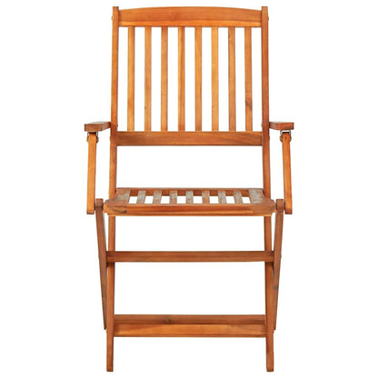 9 Piece Garden Dining Set 220x90x75 cm Solid Wood Acacia