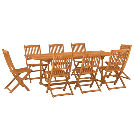 Dining Set | Brown | Solid Acacia wood | Large | Dining Set | Rectangular