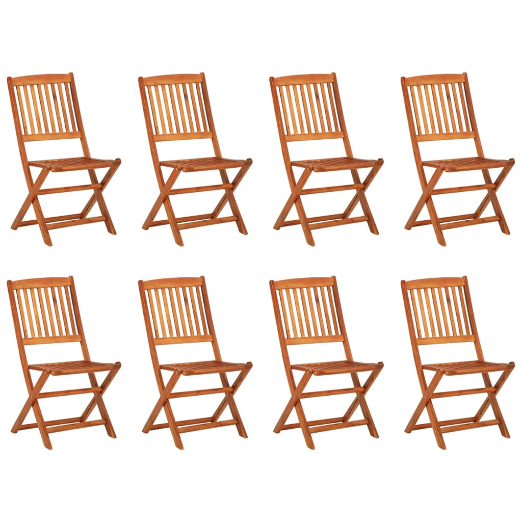 Dining Set | Brown | Solid Acacia wood | Large | Dining Set | Rectangular