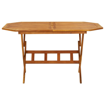 Dining Set | Brown | Solid Acacia wood | Foldable | Garden Dining Set