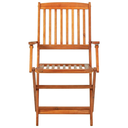 Dining Set | Brown | Solid Acacia wood | Foldable | Garden Dining Set